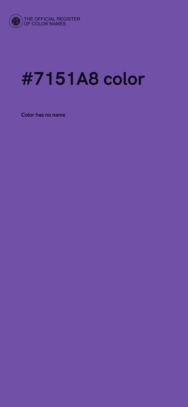 #7151A8 color image