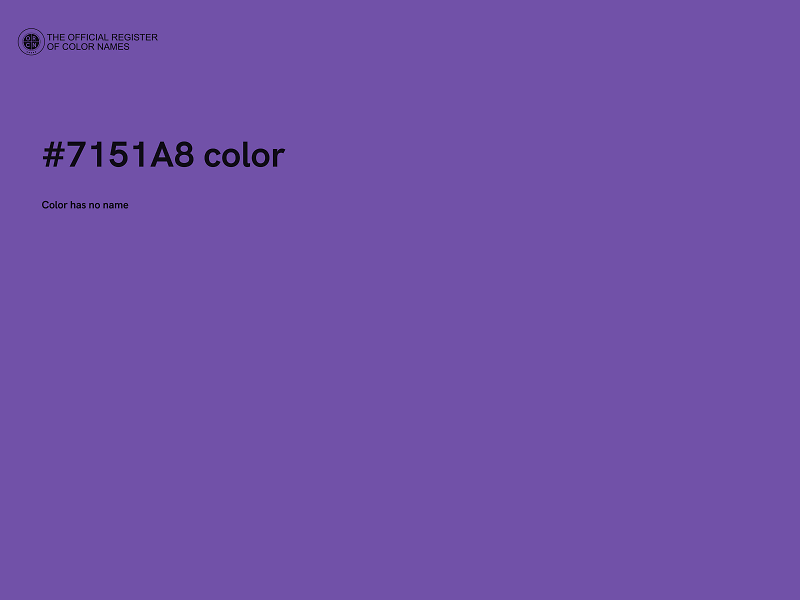 #7151A8 color image