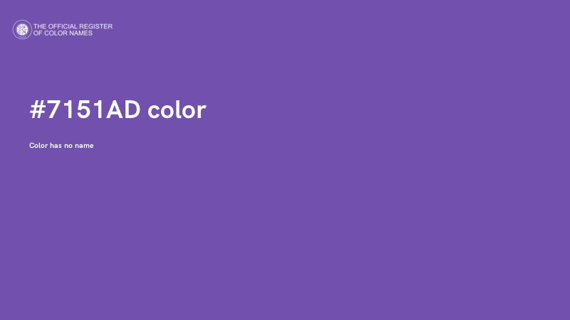 #7151AD color image