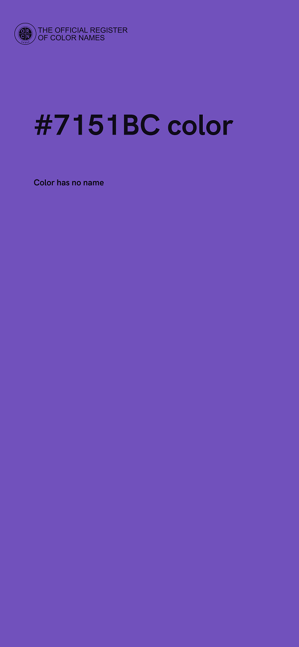 #7151BC color image