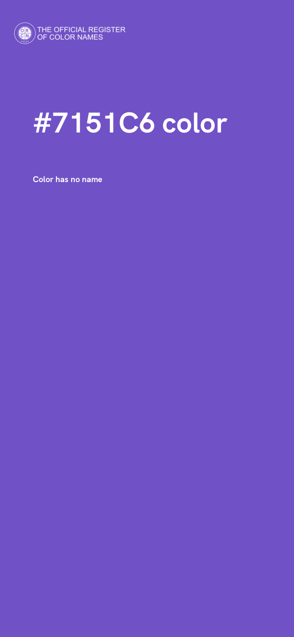 #7151C6 color image