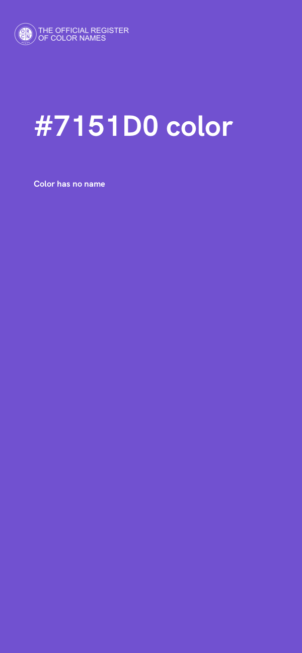 #7151D0 color image