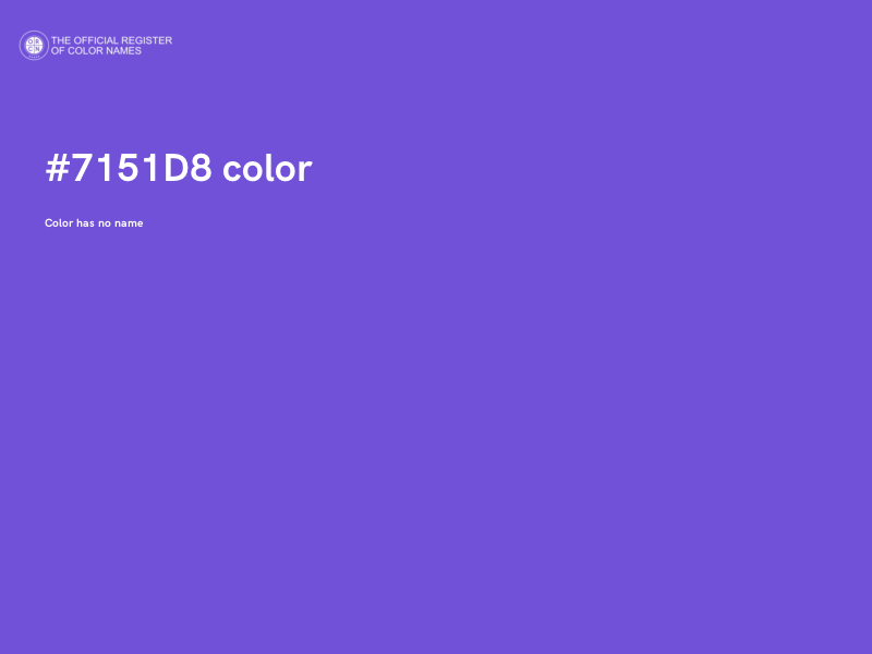 #7151D8 color image