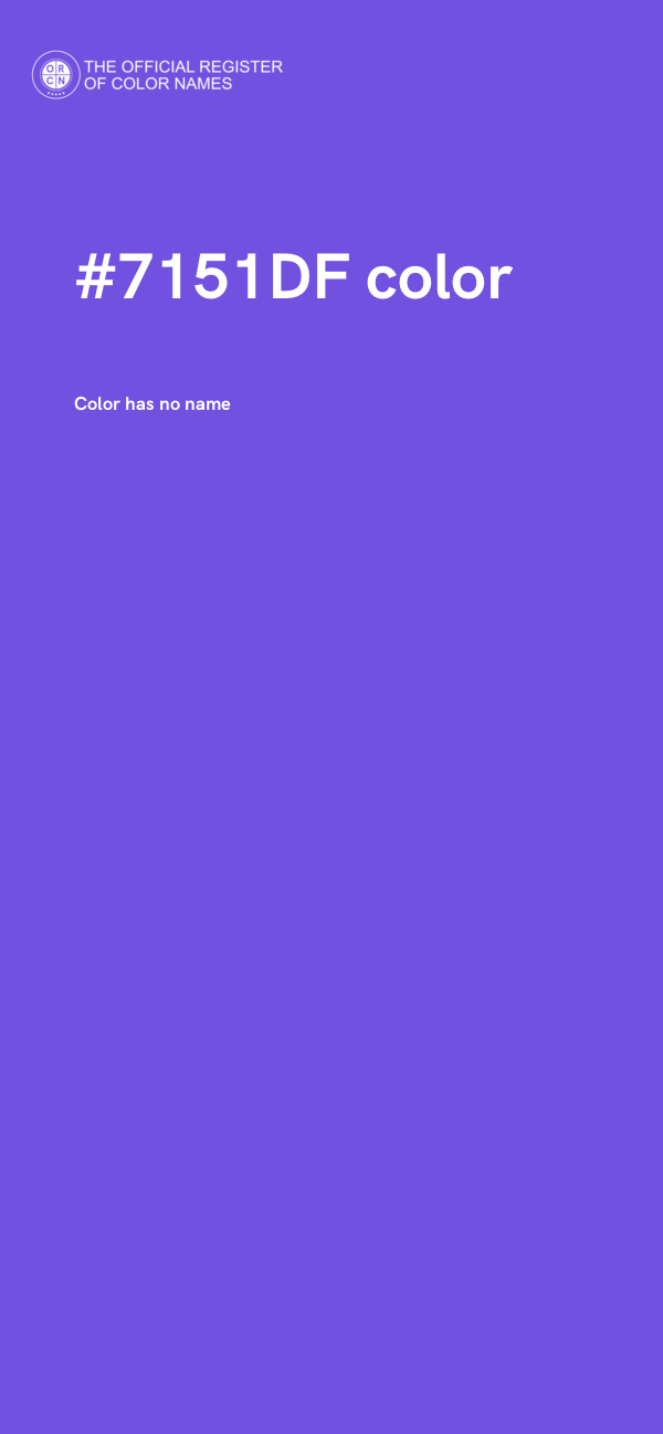 #7151DF color image