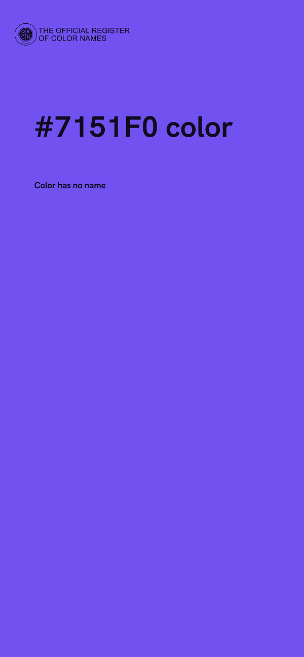 #7151F0 color image
