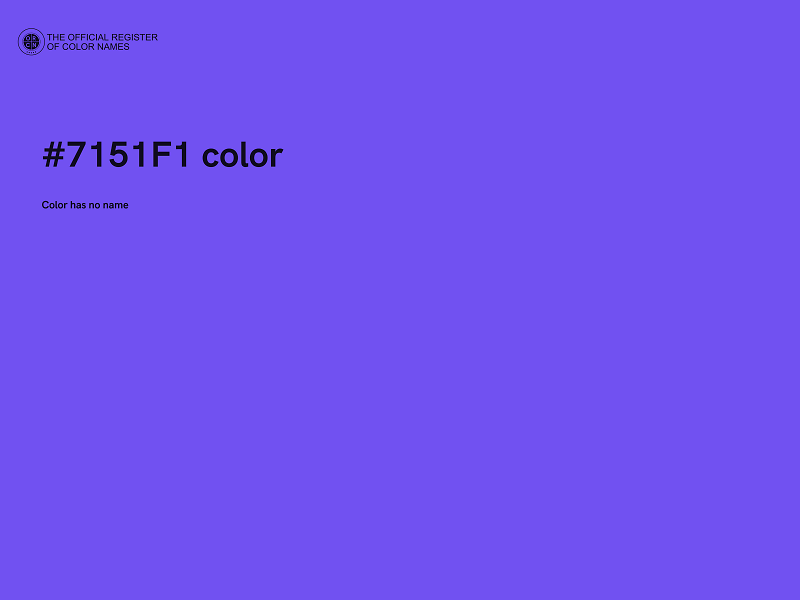 #7151F1 color image