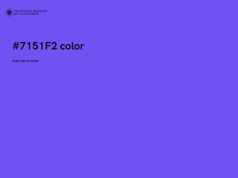 #7151F2 color image