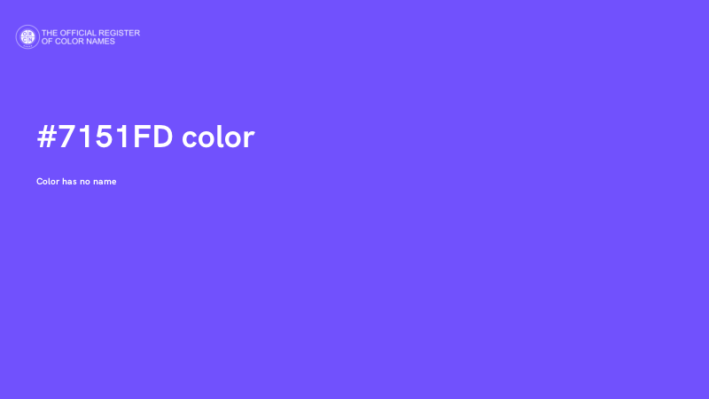 #7151FD color image