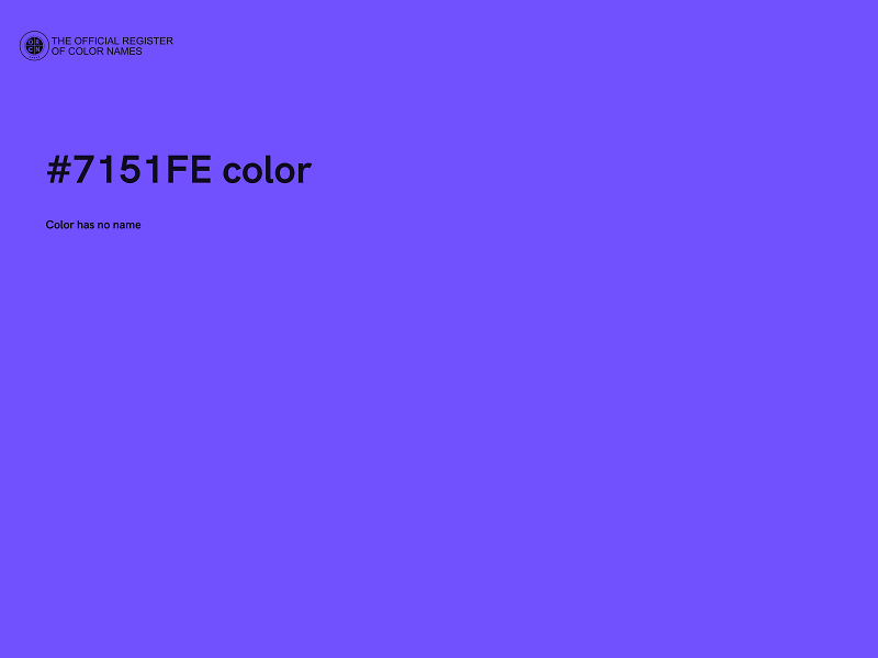 #7151FE color image