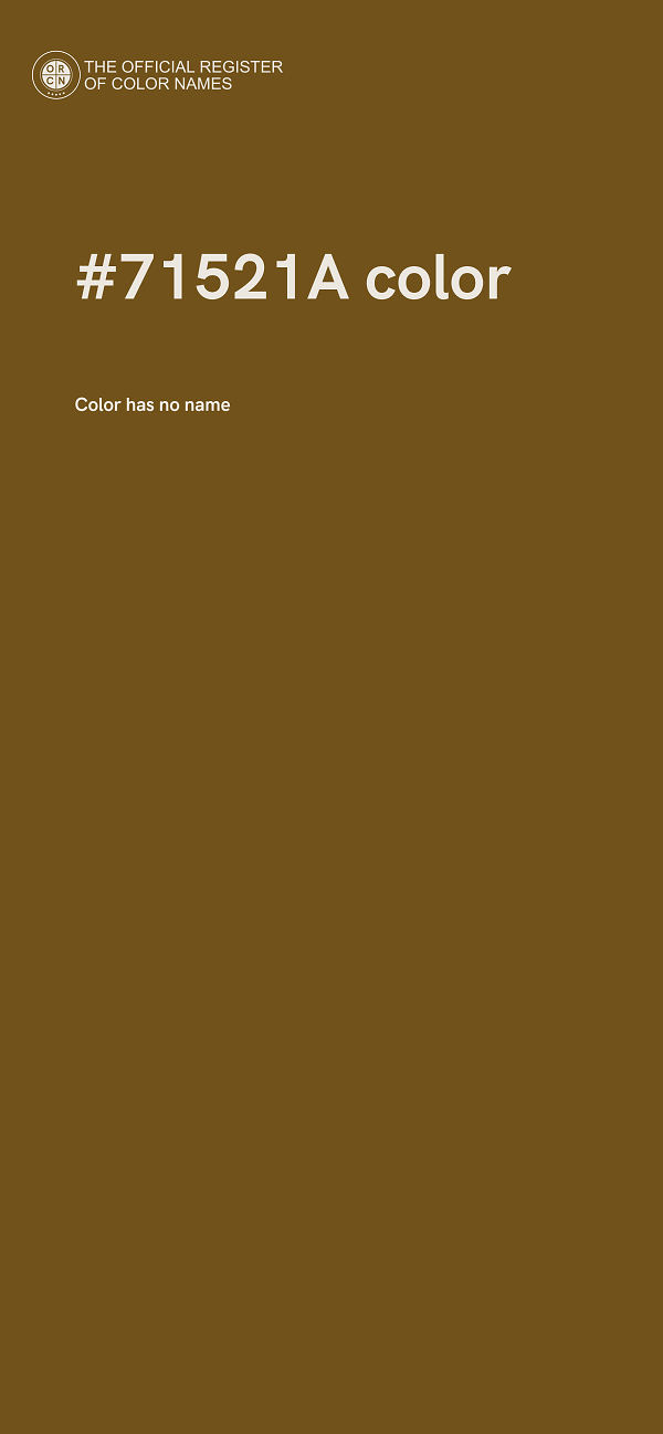 #71521A color image