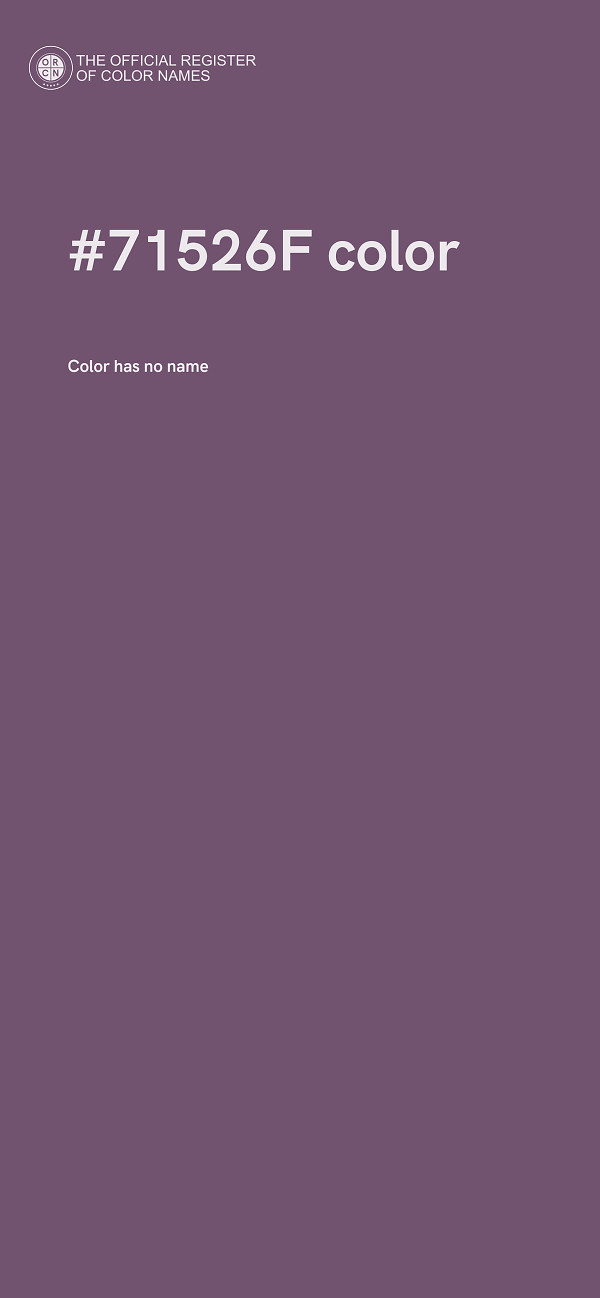 #71526F color image