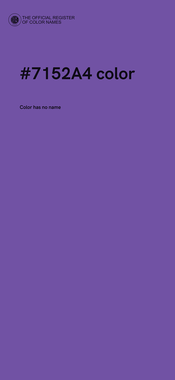 #7152A4 color image