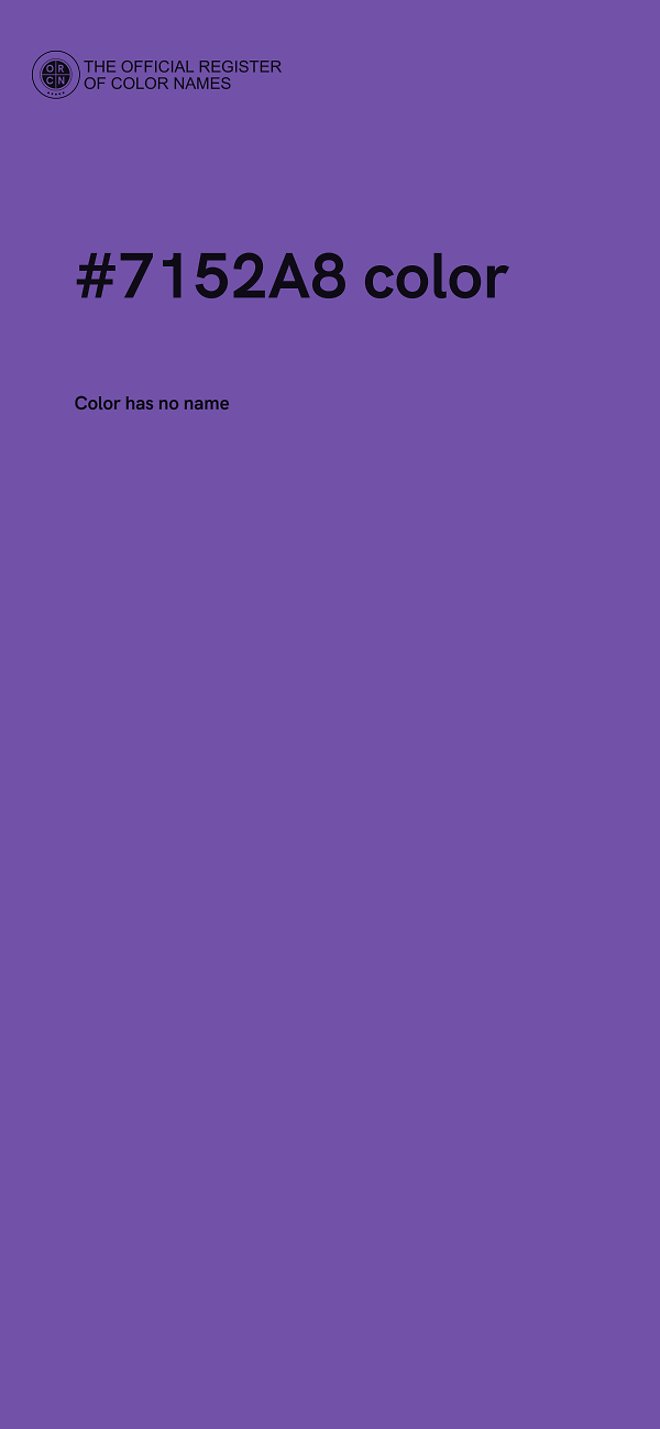 #7152A8 color image