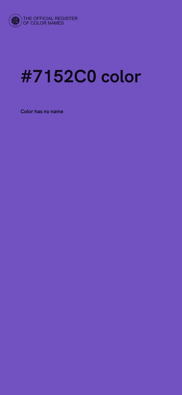 #7152C0 color image