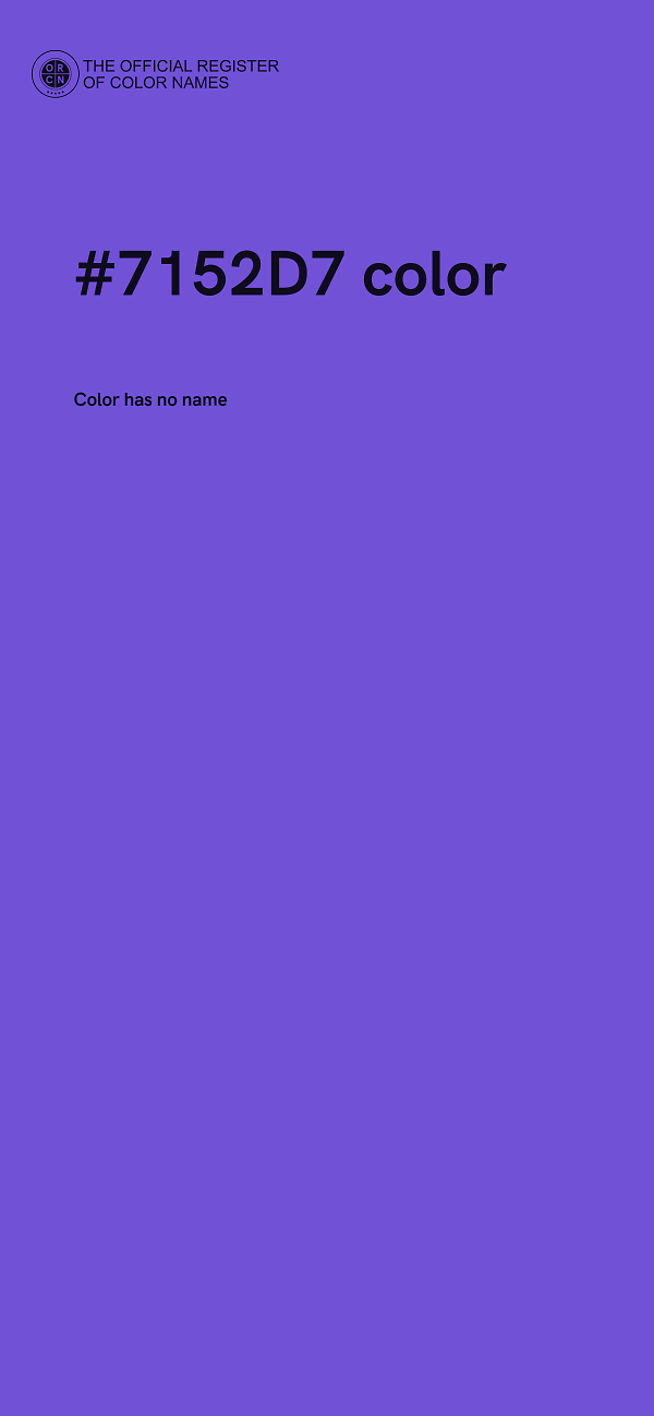 #7152D7 color image