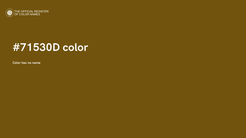 #71530D color image