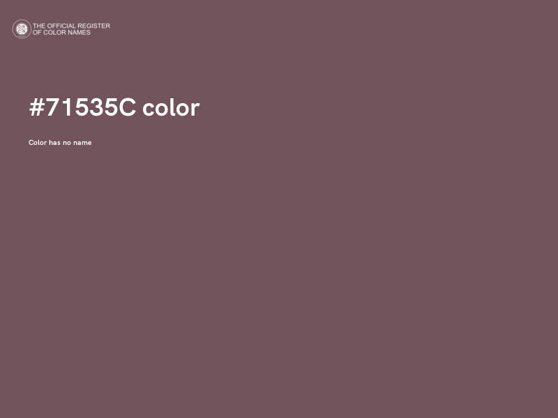 #71535C color image