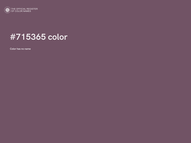#715365 color image
