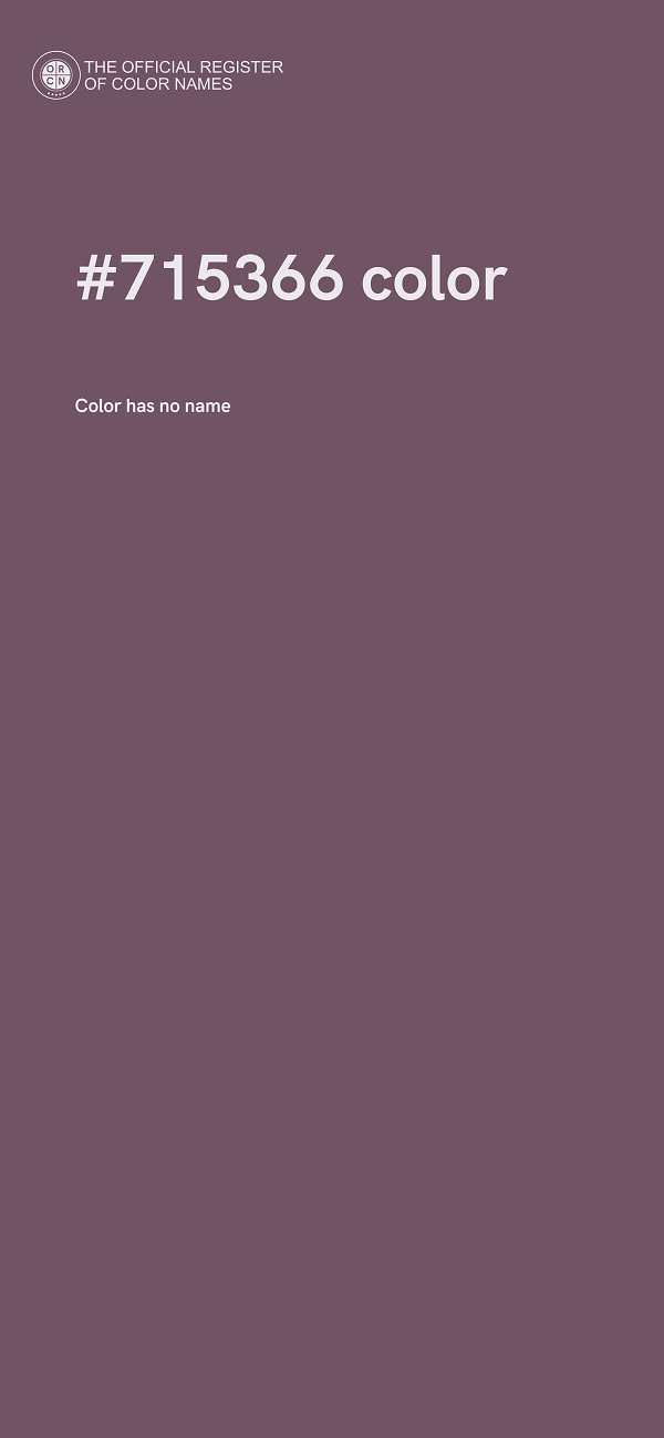 #715366 color image