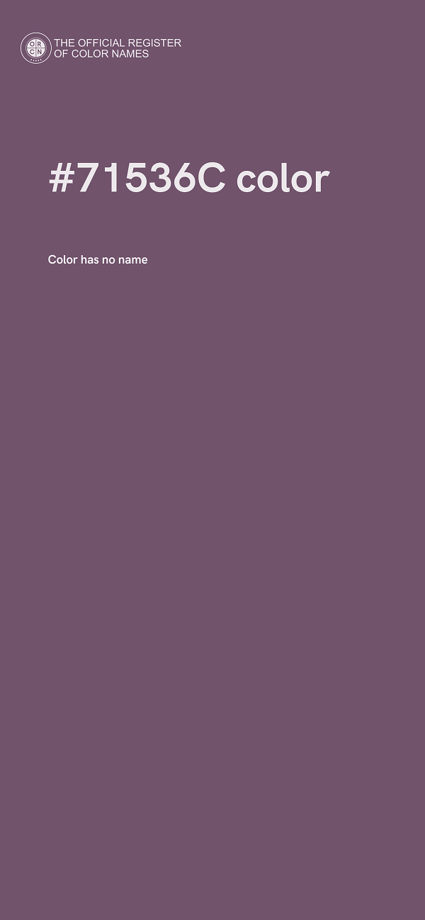 #71536C color image