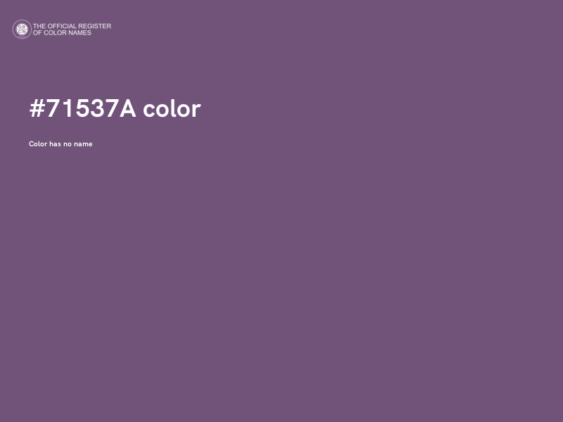 #71537A color image