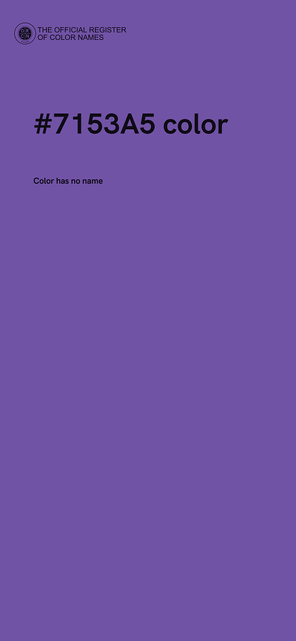 #7153A5 color image