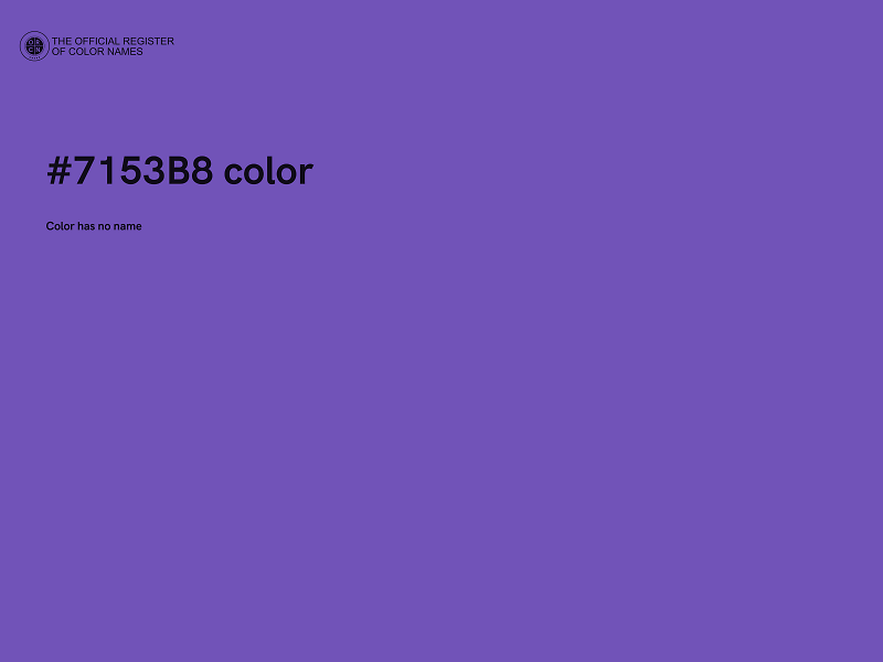 #7153B8 color image