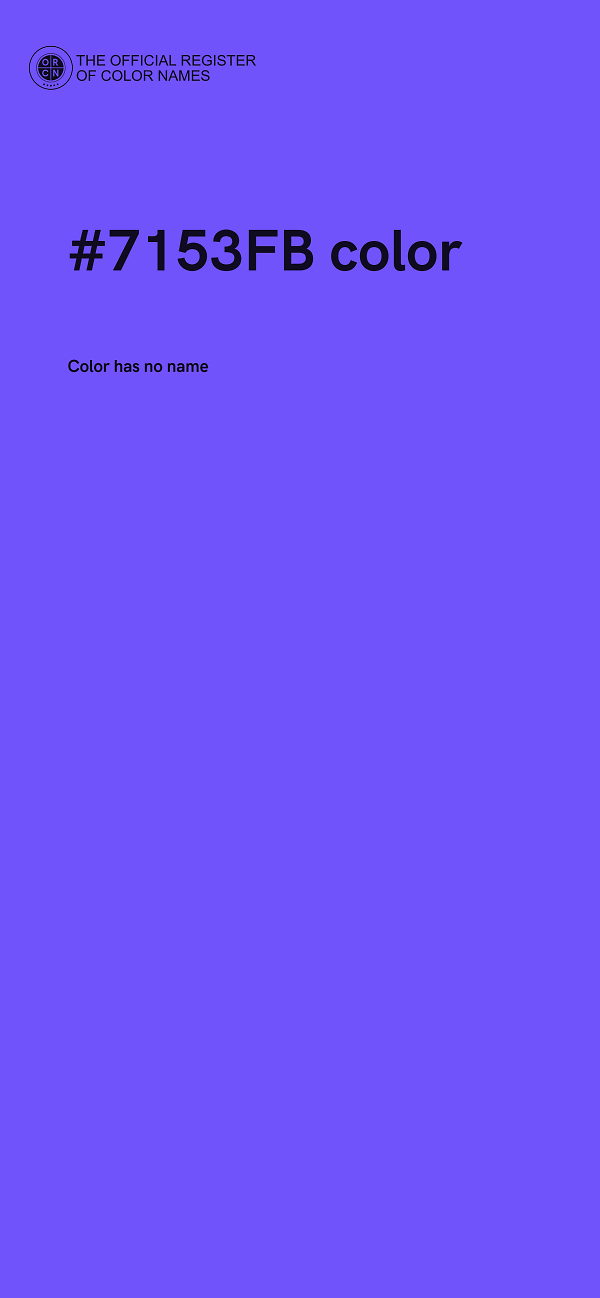 #7153FB color image