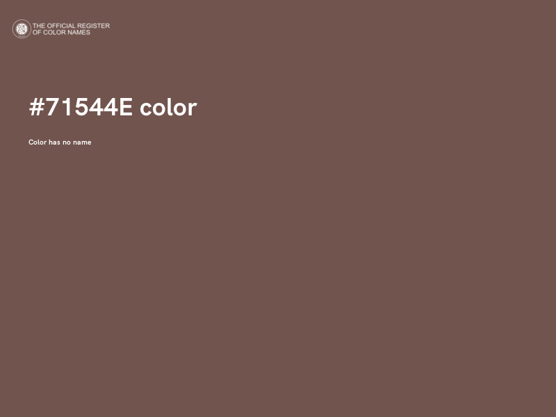 #71544E color image