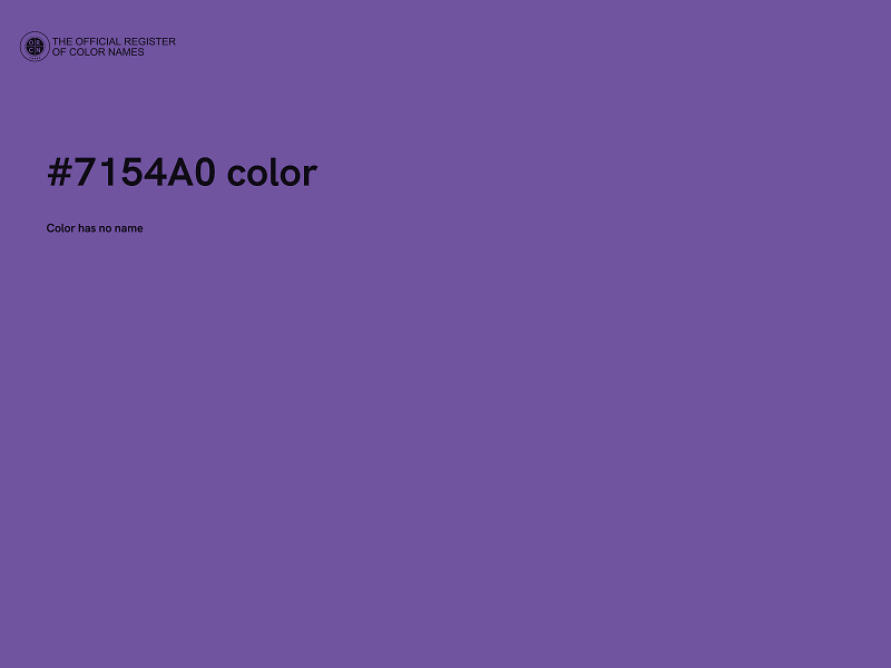 #7154A0 color image
