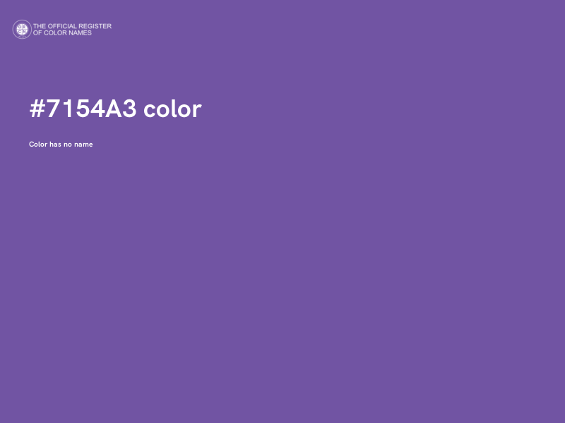 #7154A3 color image