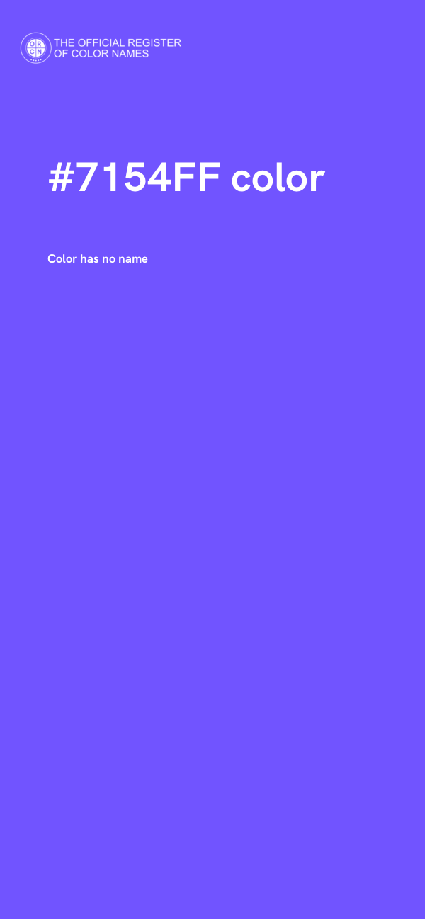 #7154FF color image