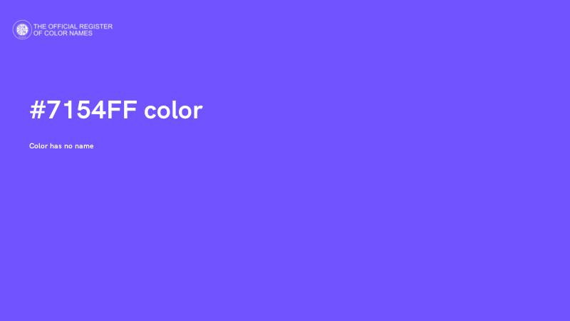 #7154FF color image
