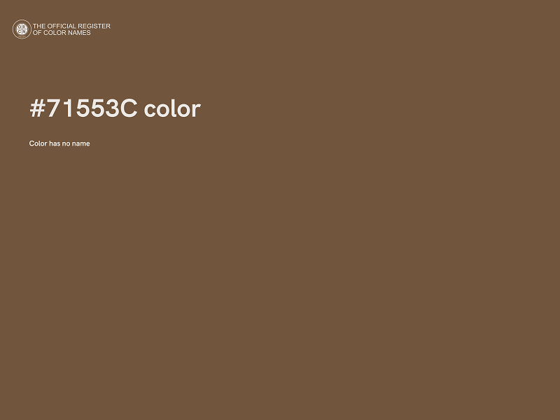 #71553C color image
