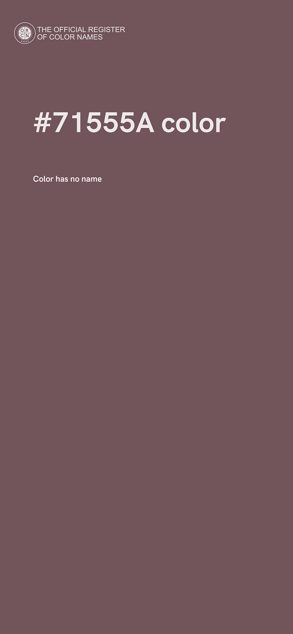 #71555A color image