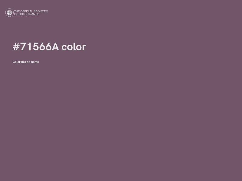 #71566A color image