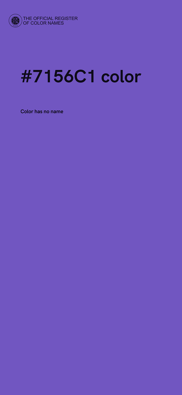 #7156C1 color image
