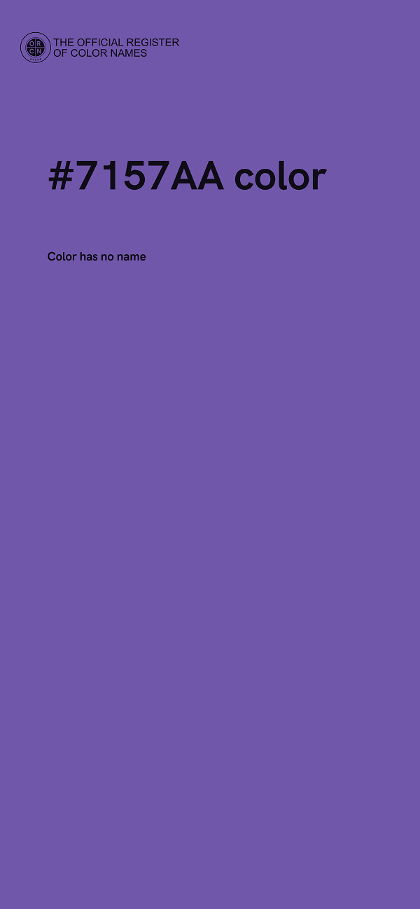 #7157AA color image