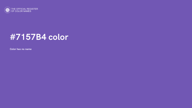 #7157B4 color image