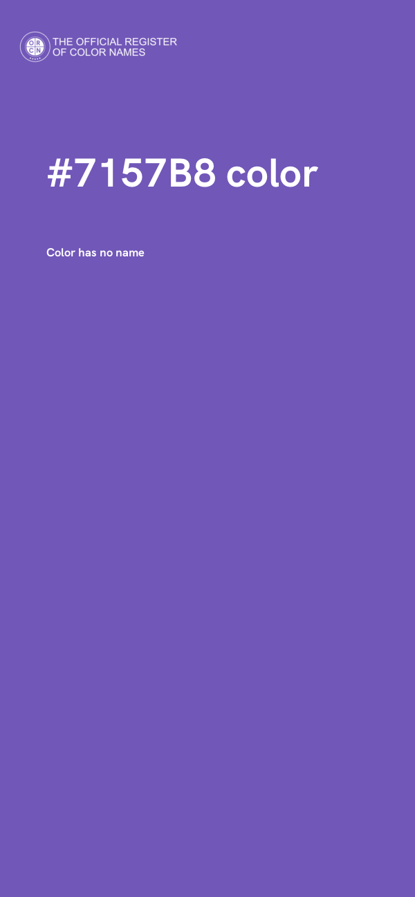 #7157B8 color image