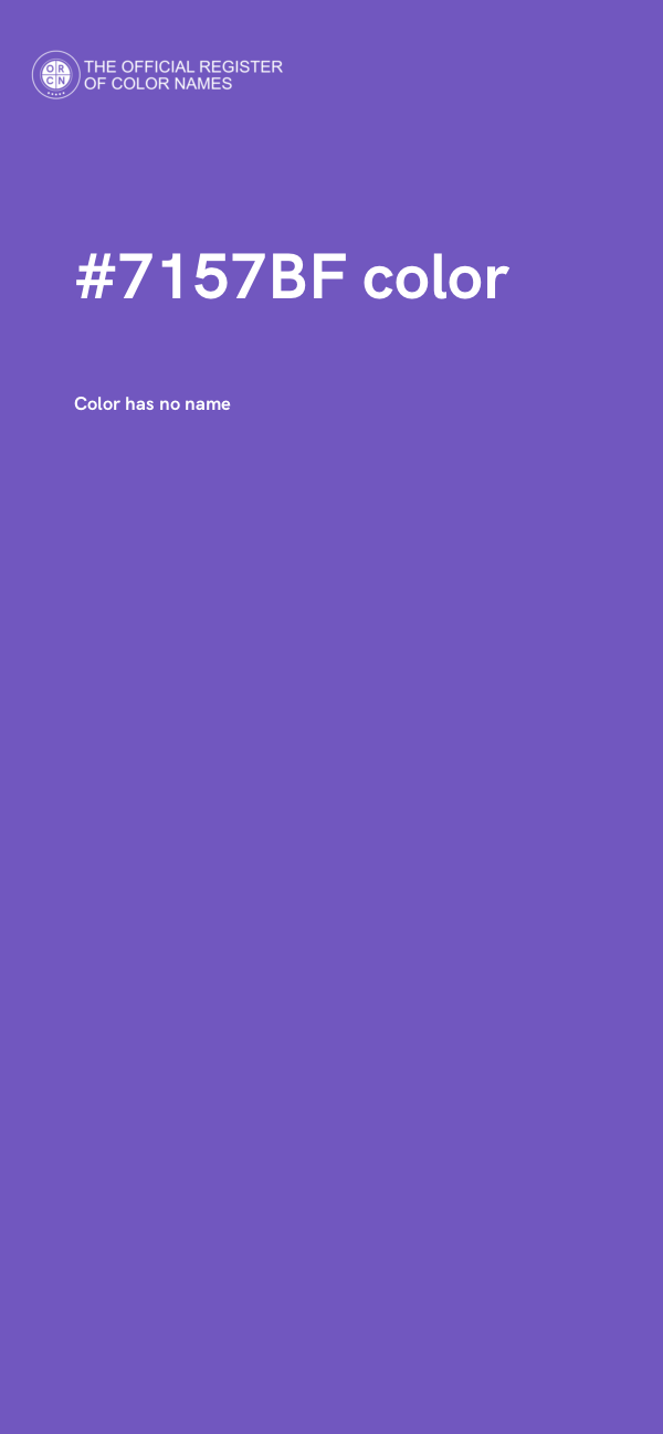 #7157BF color image