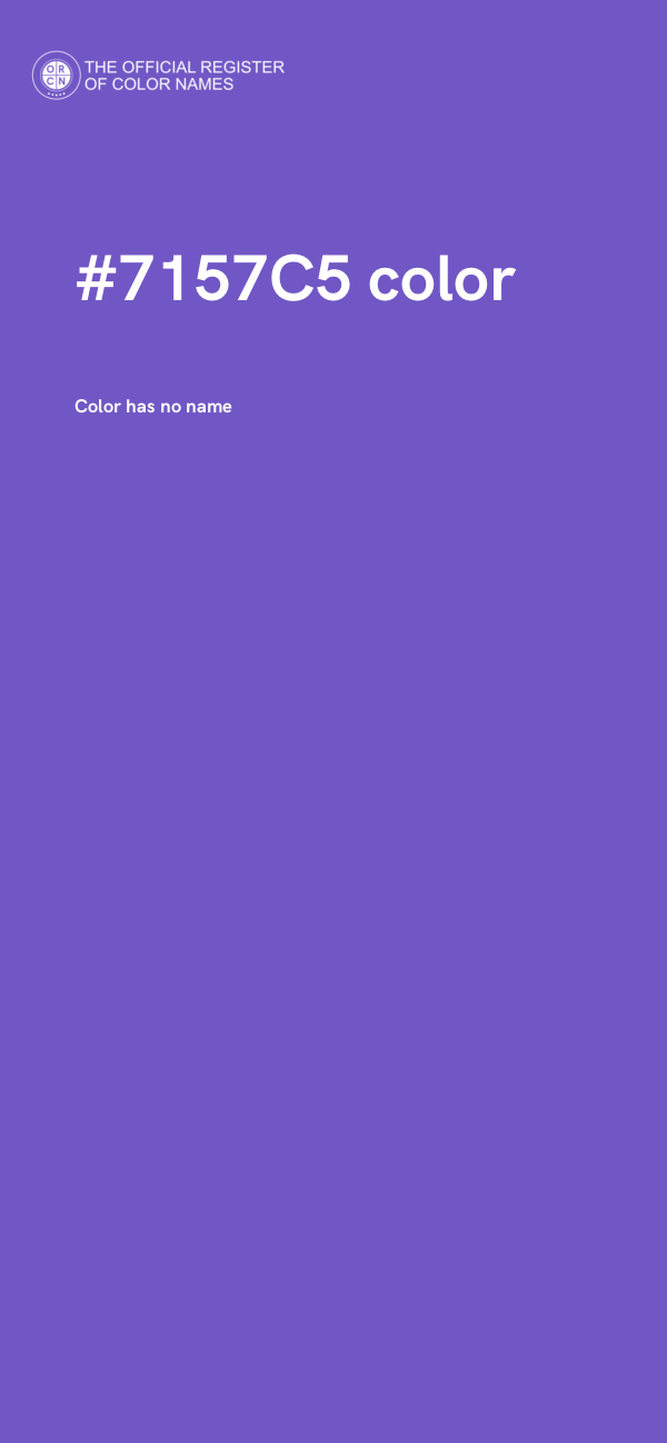 #7157C5 color image