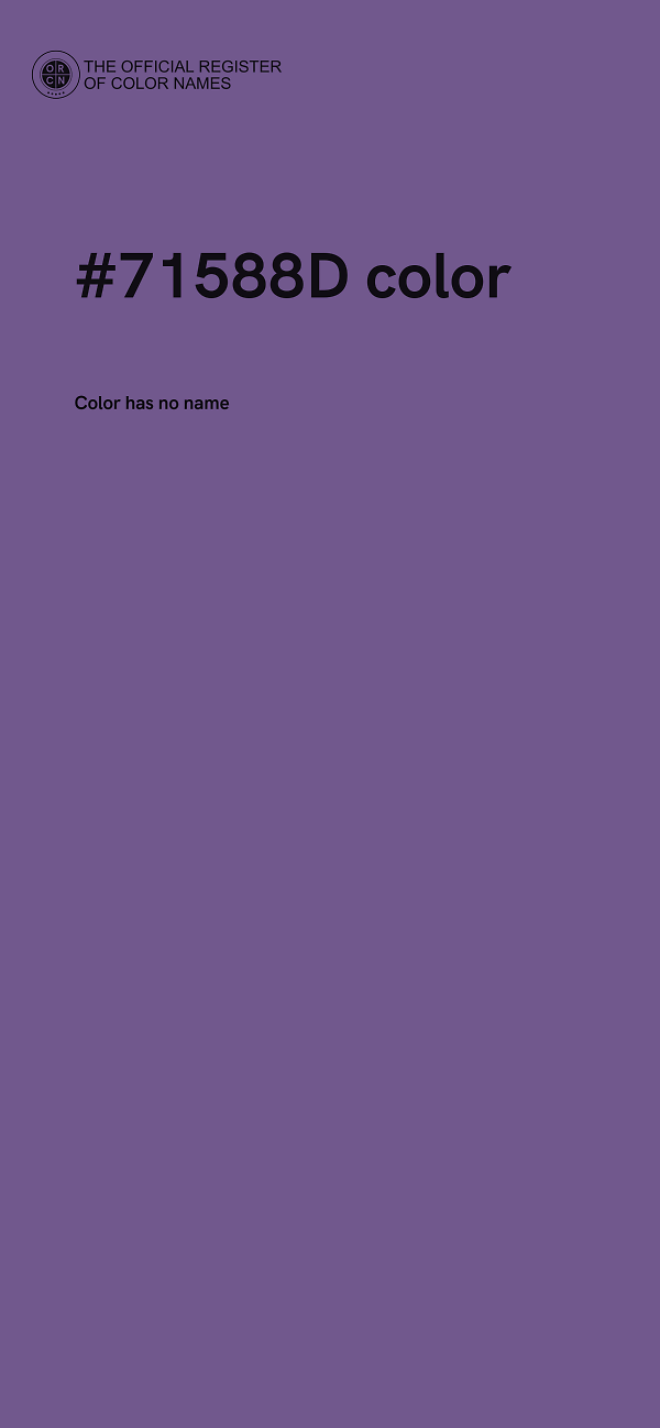 #71588D color image