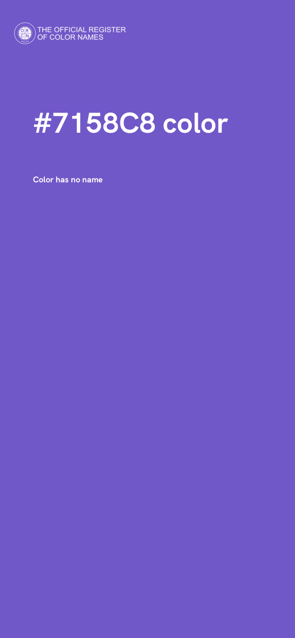 #7158C8 color image