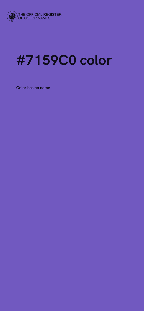 #7159C0 color image