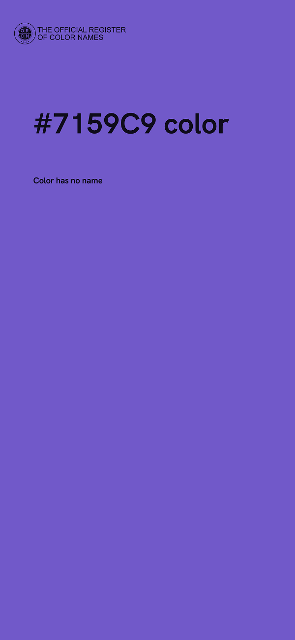 #7159C9 color image