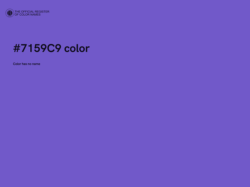 #7159C9 color image