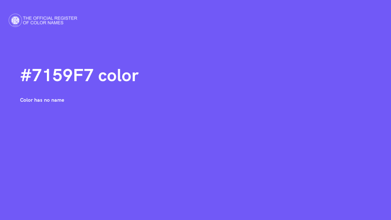 #7159F7 color image
