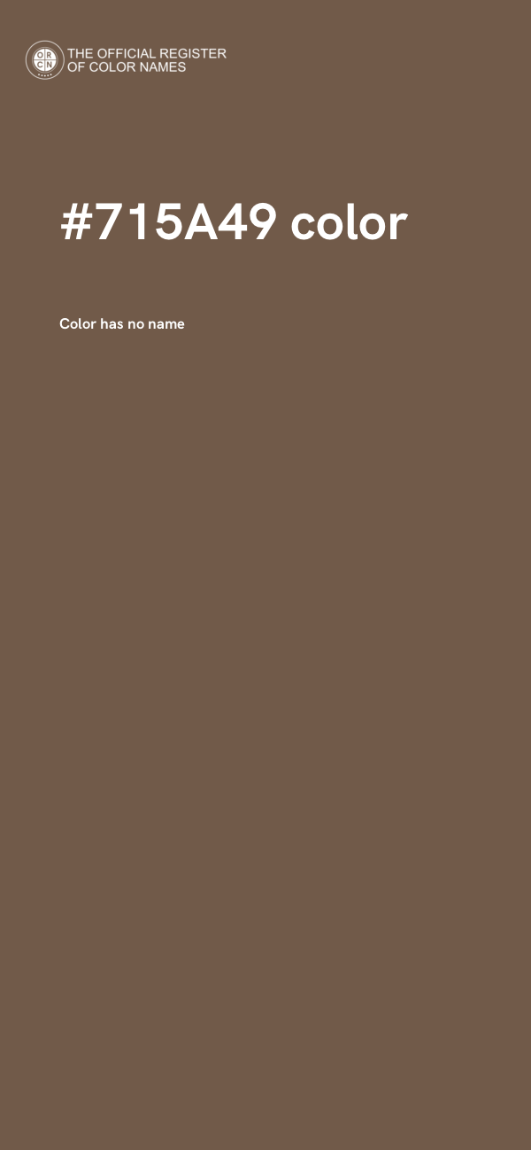 #715A49 color image