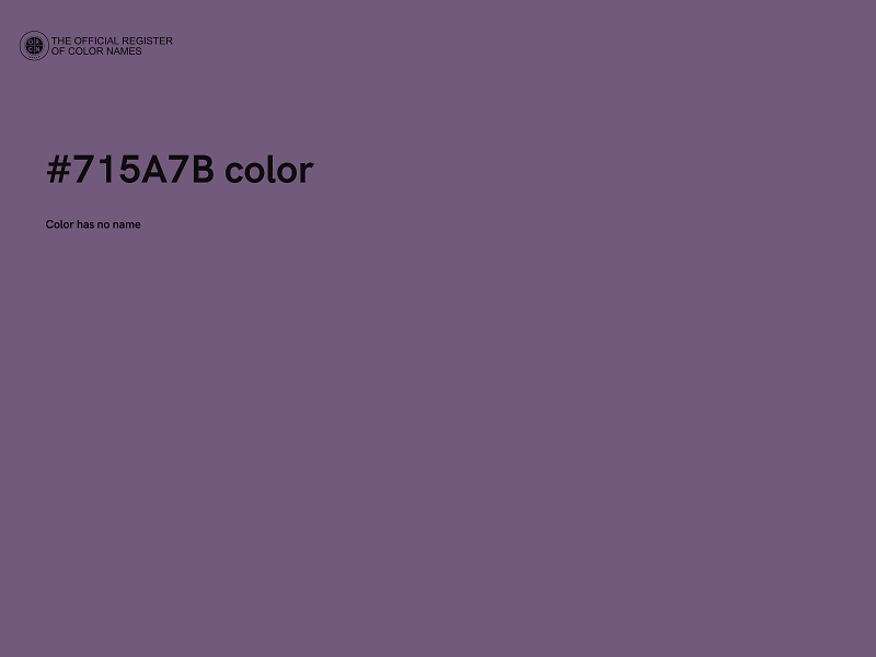 #715A7B color image
